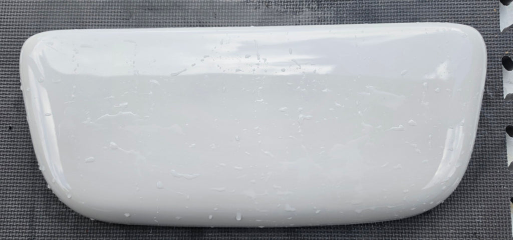 Mansfield 160 white toilet tank lid top view