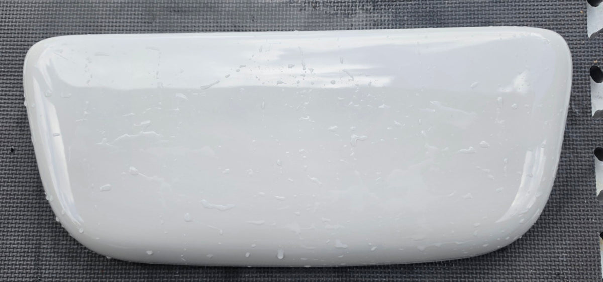 Mansfield 160 white toilet tank lid top view