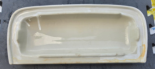725022 white toilet tank lid underside view
