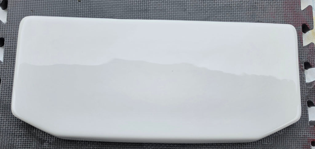 American Standard 4078 white toilet tank lid top view