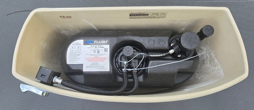 American Standard 4142 tank interior showing optional EcoFlush pressure-assist unit