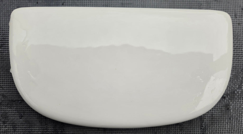 American Standard 735093 white toilet tank lid, top view