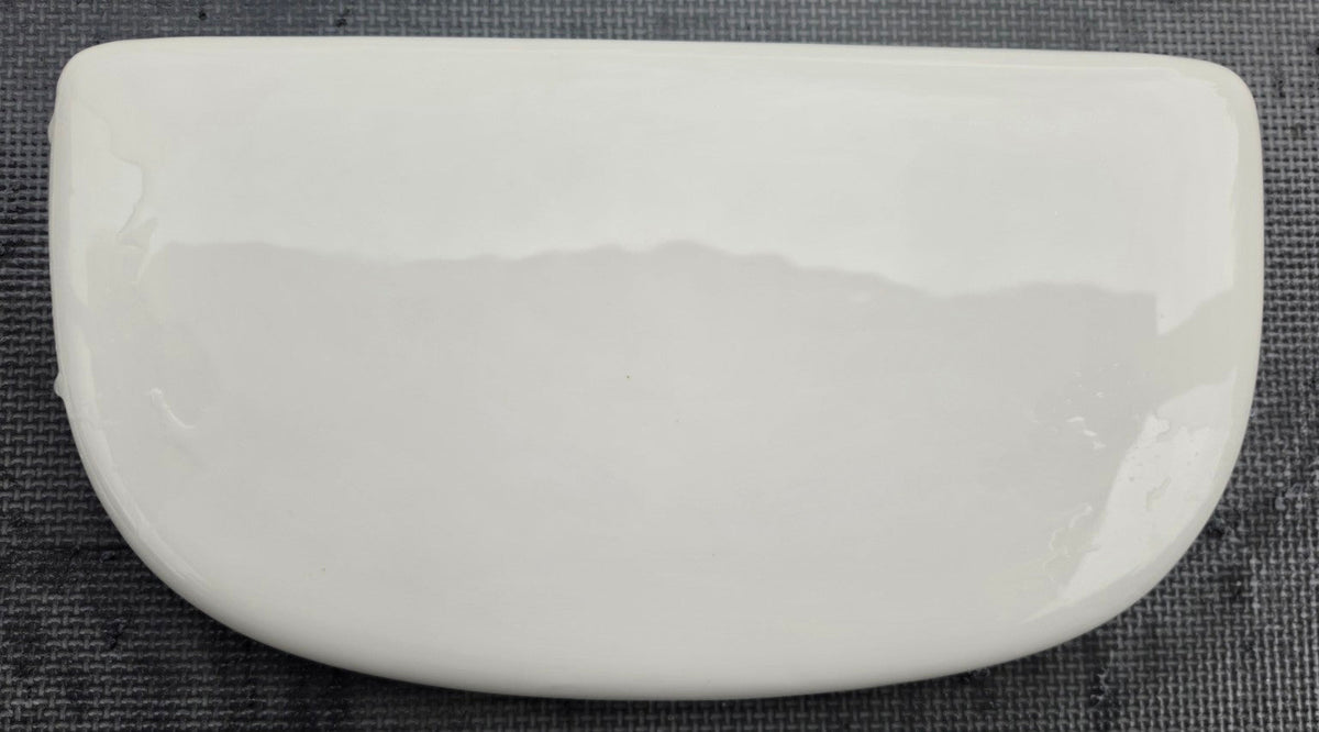 American Standard 735093 white toilet tank lid, top view