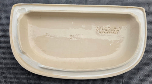 American Standard 735093 white toilet tank lid, underside with molded model stamp