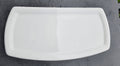 American Standard 735128 white toilet tank lid top view