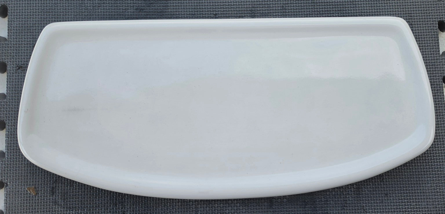 American Standard 735133 white toilet tank lid top view