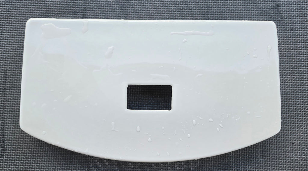 American Standard 735138 white toilet tank lid top view