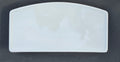 American Standard 735223 white toilet tank lid, top view