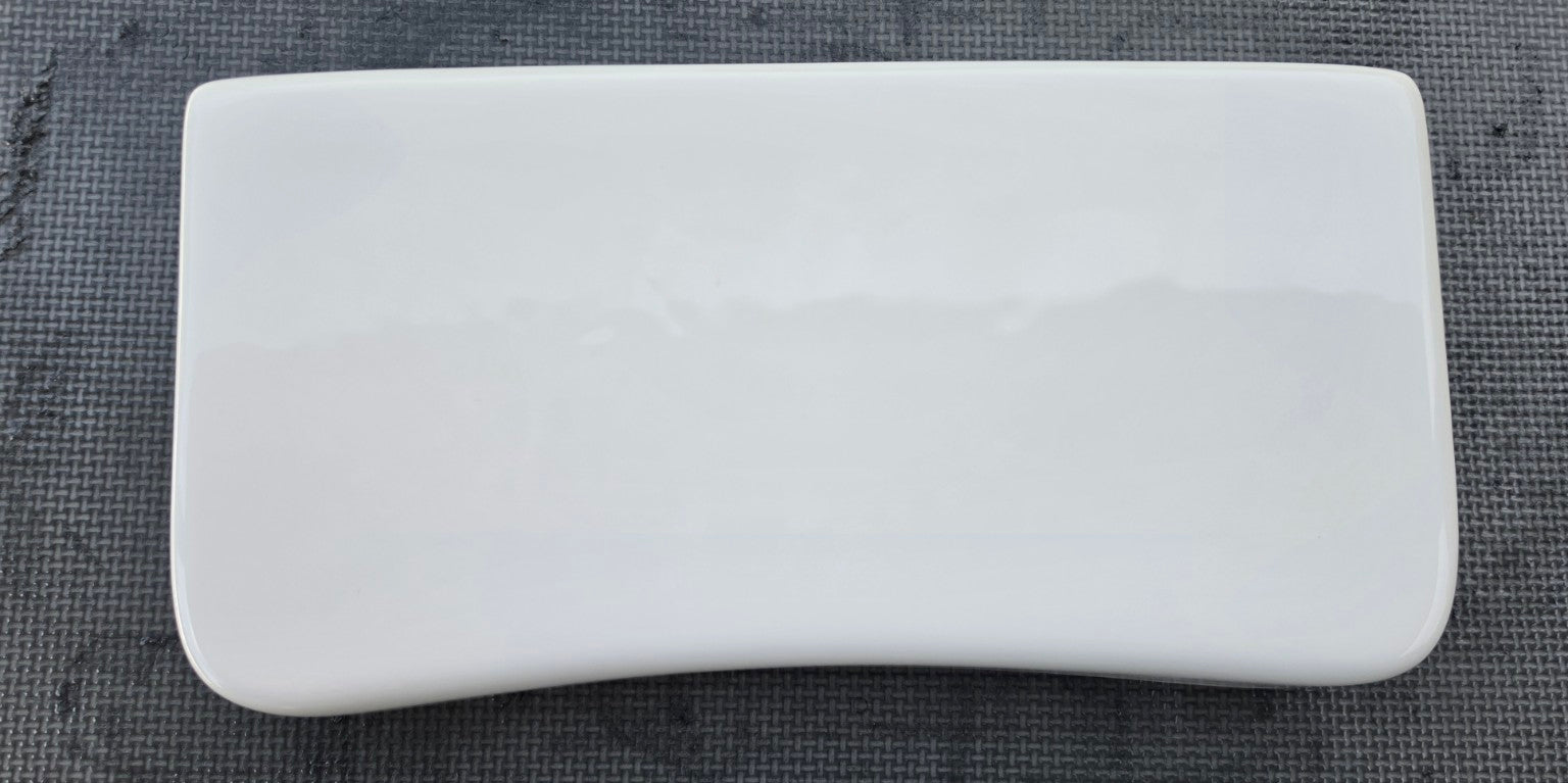 American Standard 735228 white toilet tank lid top view
