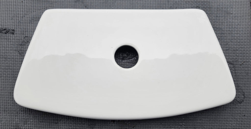 AquaSource A0386700 white toilet tank lid for EL205 top view