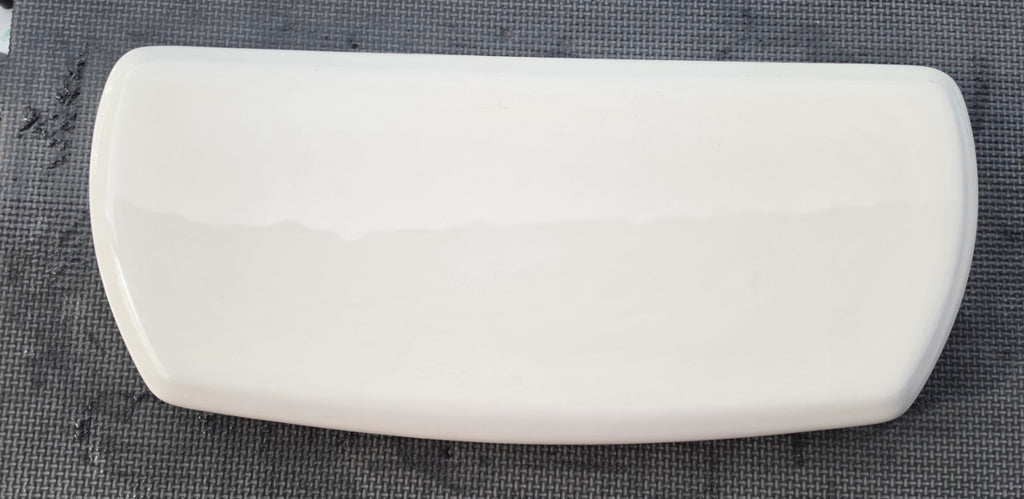 White AquaSource Project Source MT-20202 toilet tank lid top view