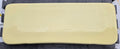 Crane Pacific Oxford Citron Yellow toilet tank lid, top view