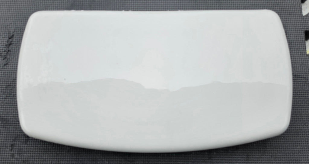 Delta RP82448 white dual-flush toilet tank lid top view