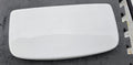 Glacier Bay 140-911 MLS10012 white toilet tank lid top view, 18.125 by 8.75 inches