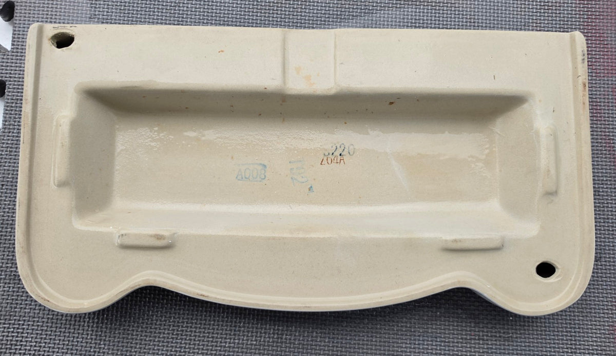 Glacier Bay 164-146 white toilet tank lid underside view