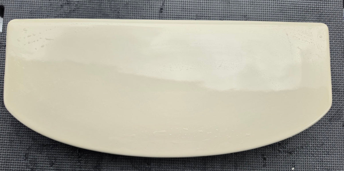 Kohler 1015867 toilet tank lid – almond, top view