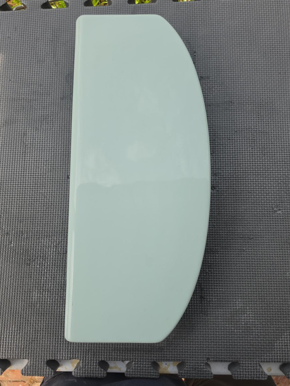 Kohler 1015867 Aspen Green toilet tank lid for K4634 and K4634HE top view