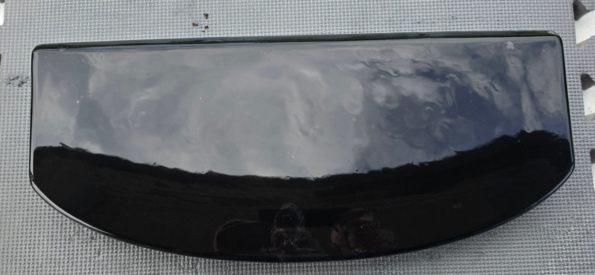 Black Kohler 1015867 toilet tank lid for K4634 and K4634HE top view
