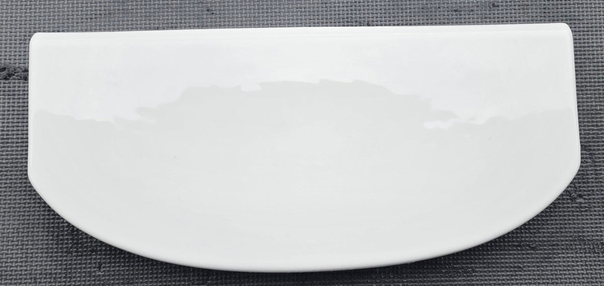 White Kohler 1015867 toilet tank lid top view for K4634 and K4634HE