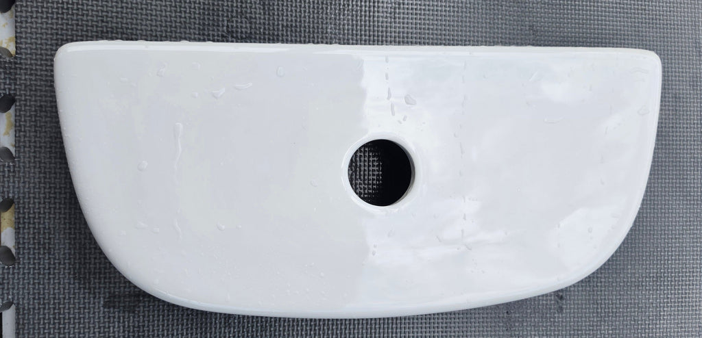 Niagara N2316TL white toilet tank lid, correctly oriented top view