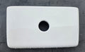 Niagara N2420TL white dual-flush toilet tank lid top view, flush button not included