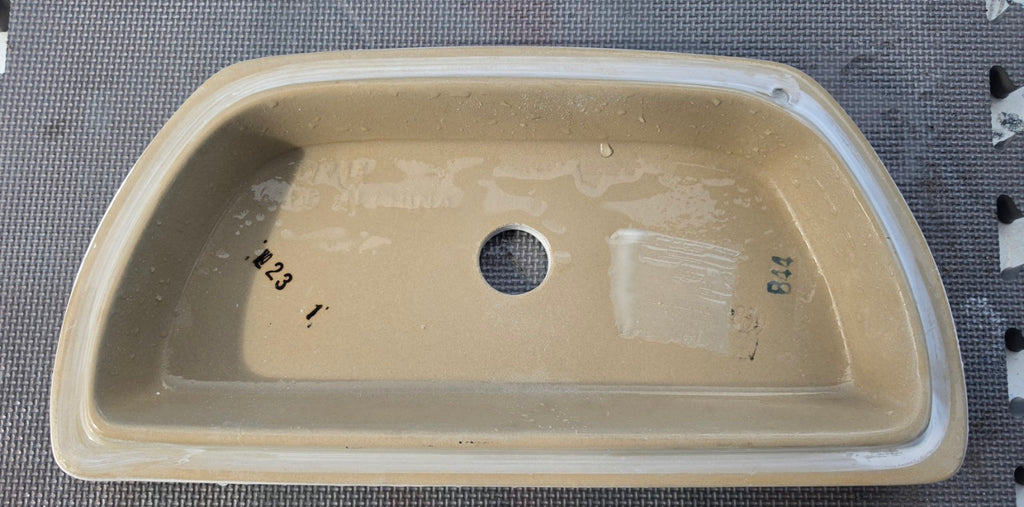 Niagara N7715TL white toilet tank lid underside view