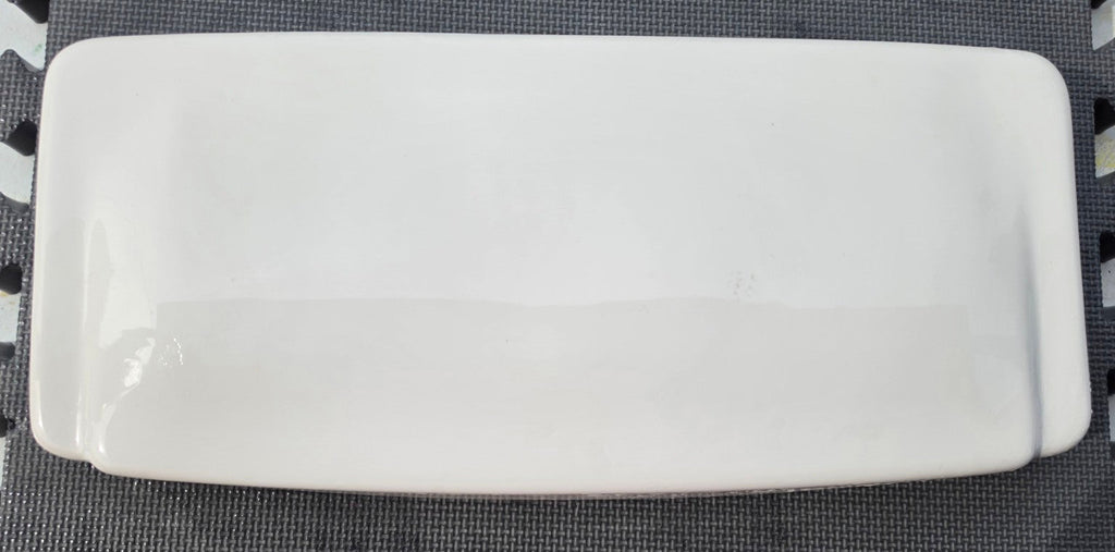 Peerless 35 white toilet tank lid top view