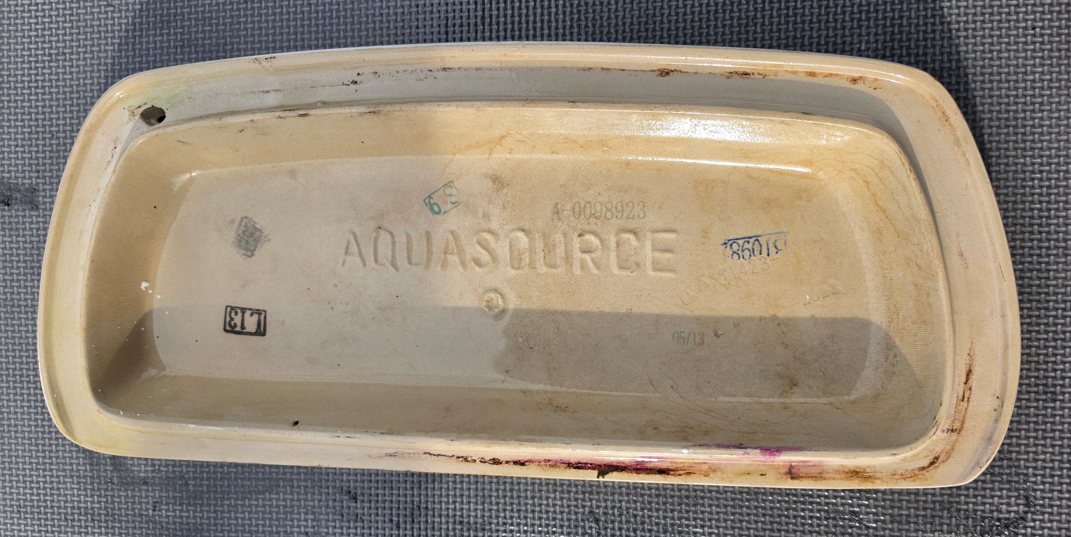 AquaSource A0098923 Version 2 Toilet Tank Lid – Fits 98923 Version 2