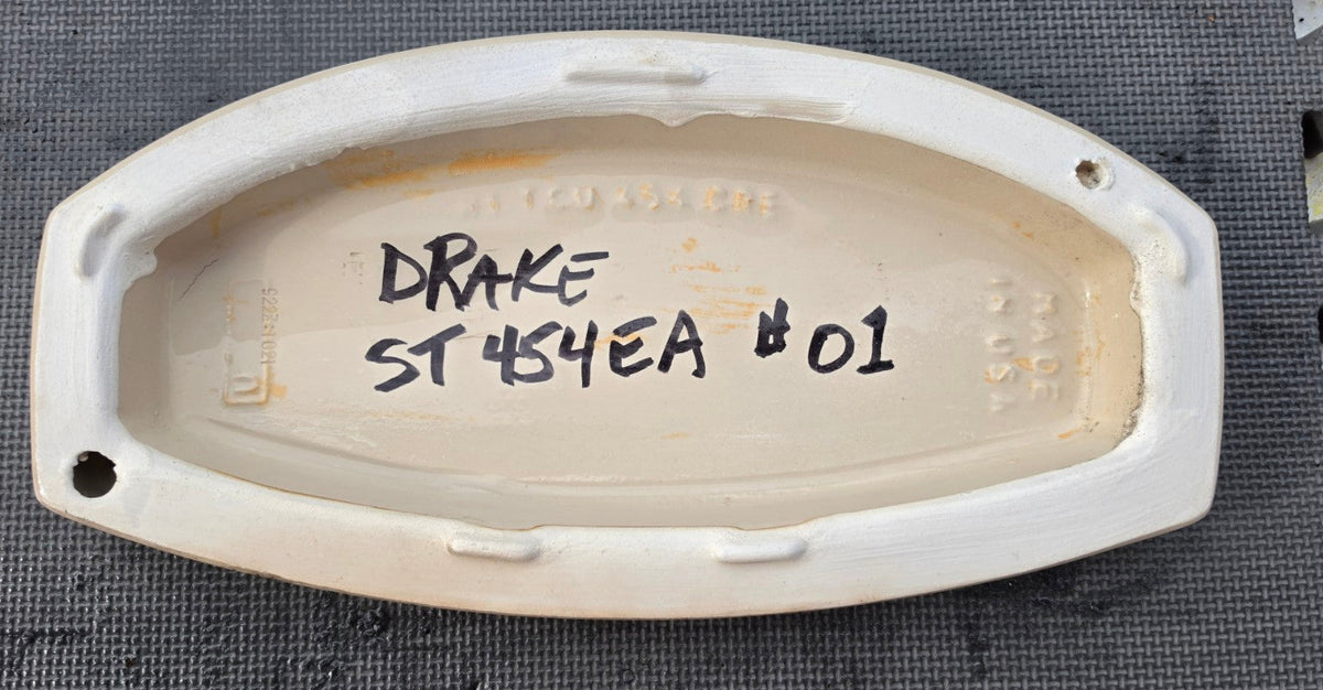 TOTO ST454E ST454EA white toilet tank lid underside markings