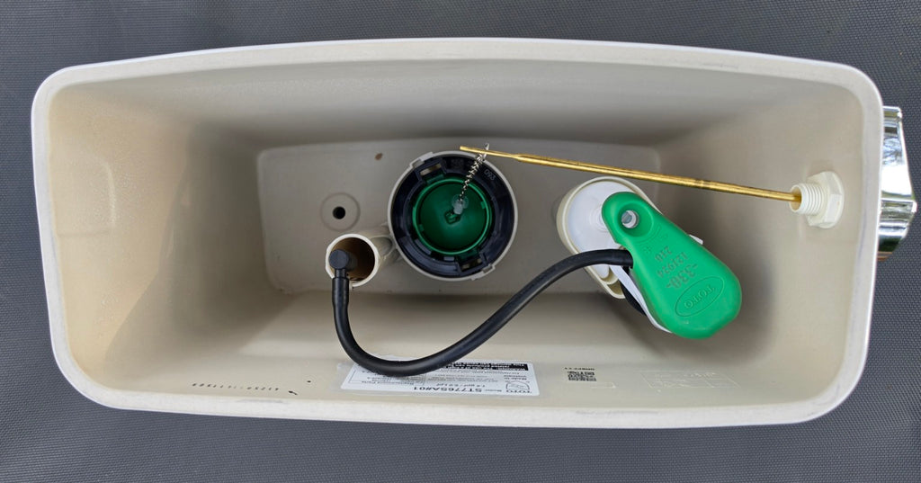 TOTO ST776SA Cotton White toilet tank interior and components