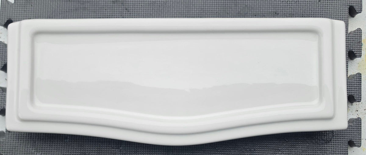 White TOTO ST784 toilet tank lid top view