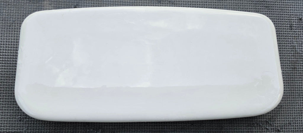 TOTO ST854 toilet tank lid in white top view