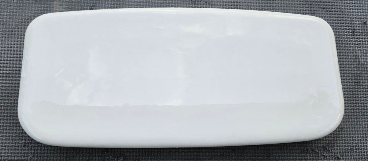 TOTO ST854 toilet tank lid in white top view
